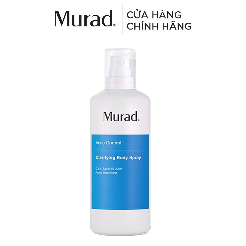 [ƯU ĐÃI 70%] Chai xịt chống mụn Murad Clarifying Body Spray 125ml