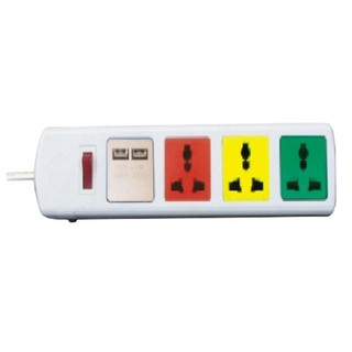 Ổ cắm đa năng có cổng sạc USB Lioa 4D32WNUSB