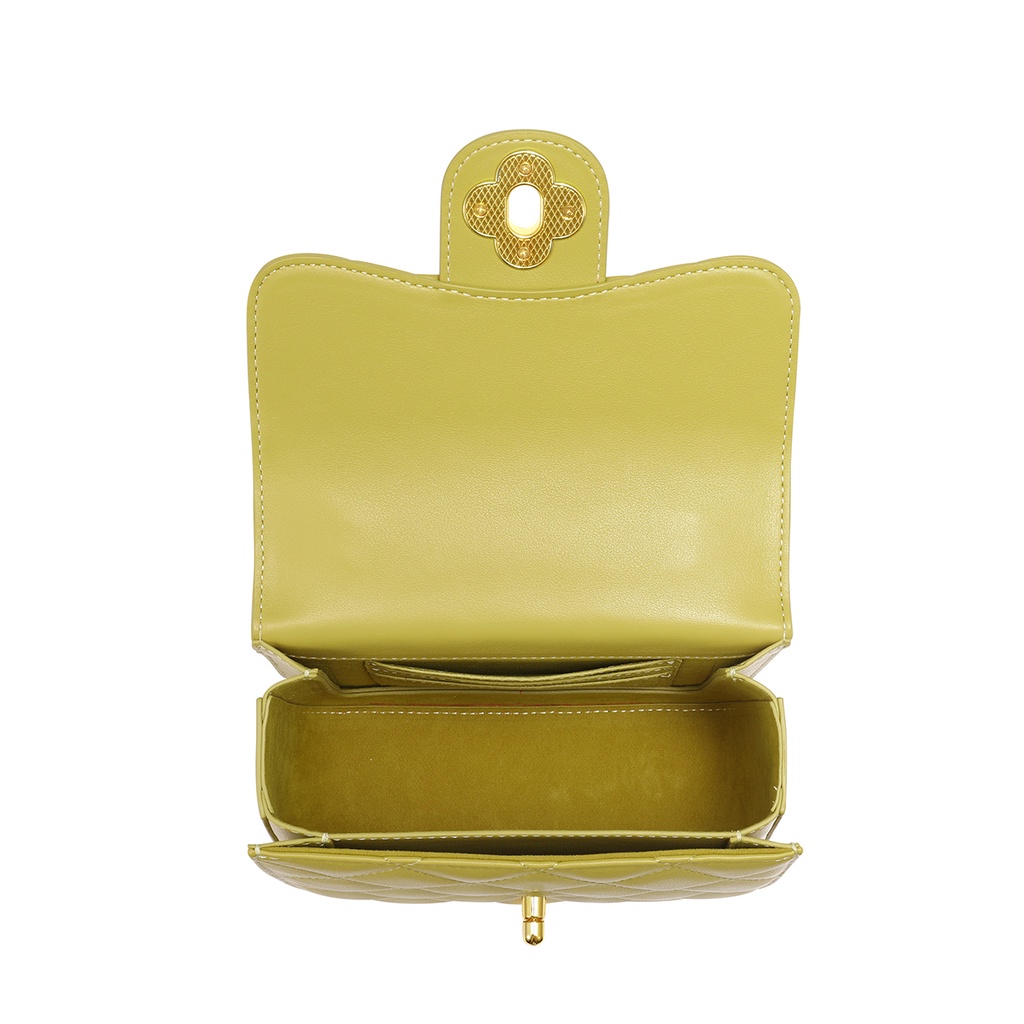 Túi xách nữ thời trang Nucelle chần chéo khóa charm hoa ViAnh Store 1172031