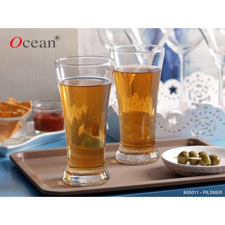 Bộ 6 cốc thủy tinh sinh tố pilsner ocean – b00910 – 300ml