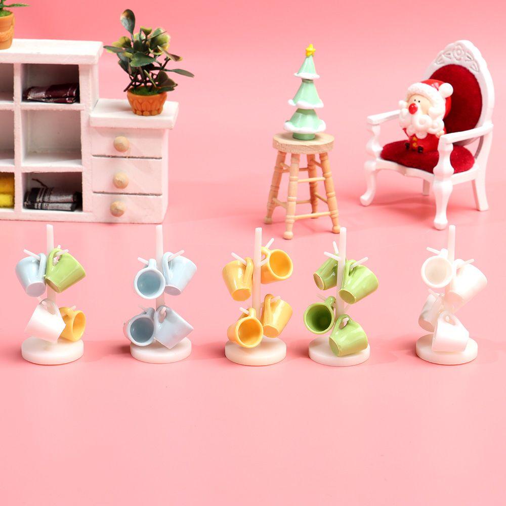RAINBOW Giá Đỡ Ly Rượu Mini Trang Trí Nhà Búp Bê