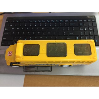 Xe bus pin đèn 3D (SCHOOL BUS) dài 24cm