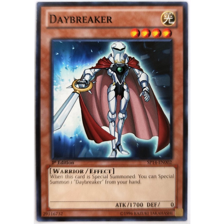 [Thẻ Yugioh] Daybreaker |EN| Rare / Common (ZEXAL)