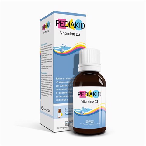 Siro Bổ Sung Vitamin D Cho Bé Pediakid Vitamin D3 20ml