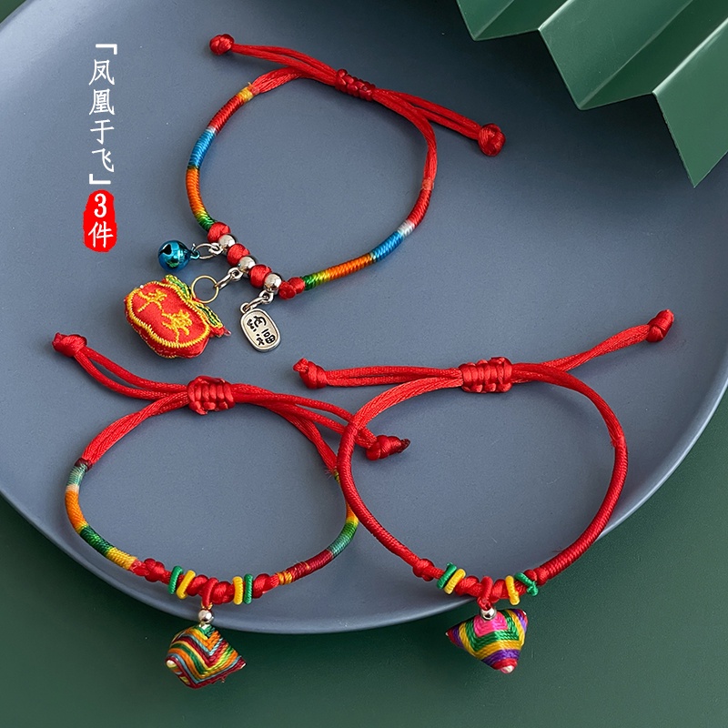 Vòng Tay Dây Bện Nhiều Màu Sắc Mới Mẻ Cho Nữ