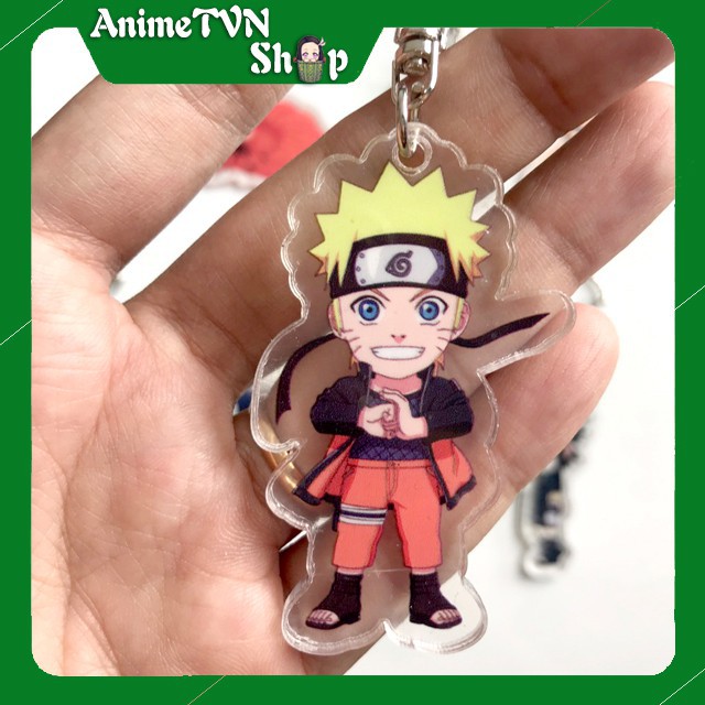 Móc khoá Mica anime Naruto (Loại 1) - Nhựa Cứng Acrylic In 2 mặt sắc nét ( ảnh thật )