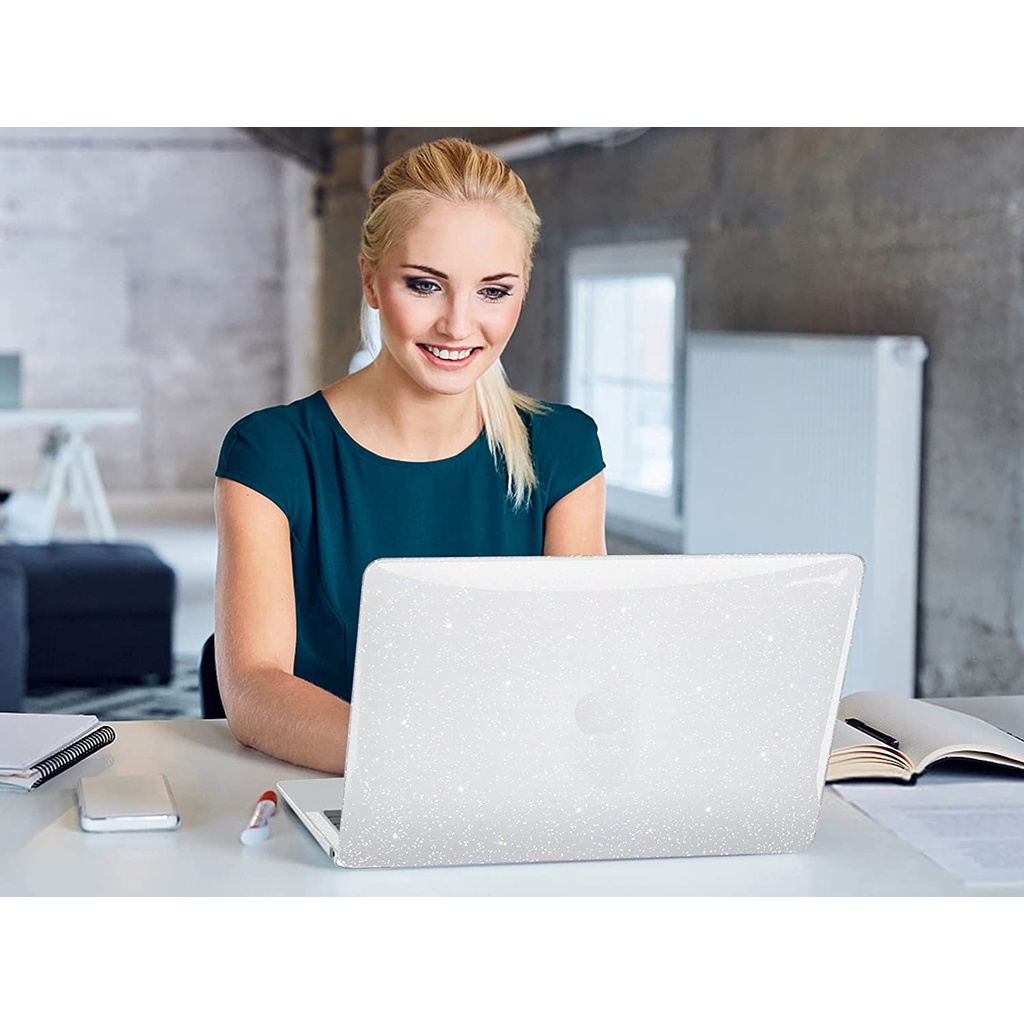 Ốp Lưng Cứng Họa Tiết Kim Tuyến Cho MacBook Air Pro 13.3 14 15 16 inch