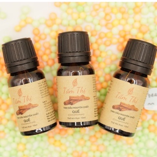 Tinh Dầu Quế Tấm Thị Thiên Nhiên Nguyên Chất 100% Lọ 10Ml Giúp Thơm Phòng Đuổi Muỗi Khử Mùi
