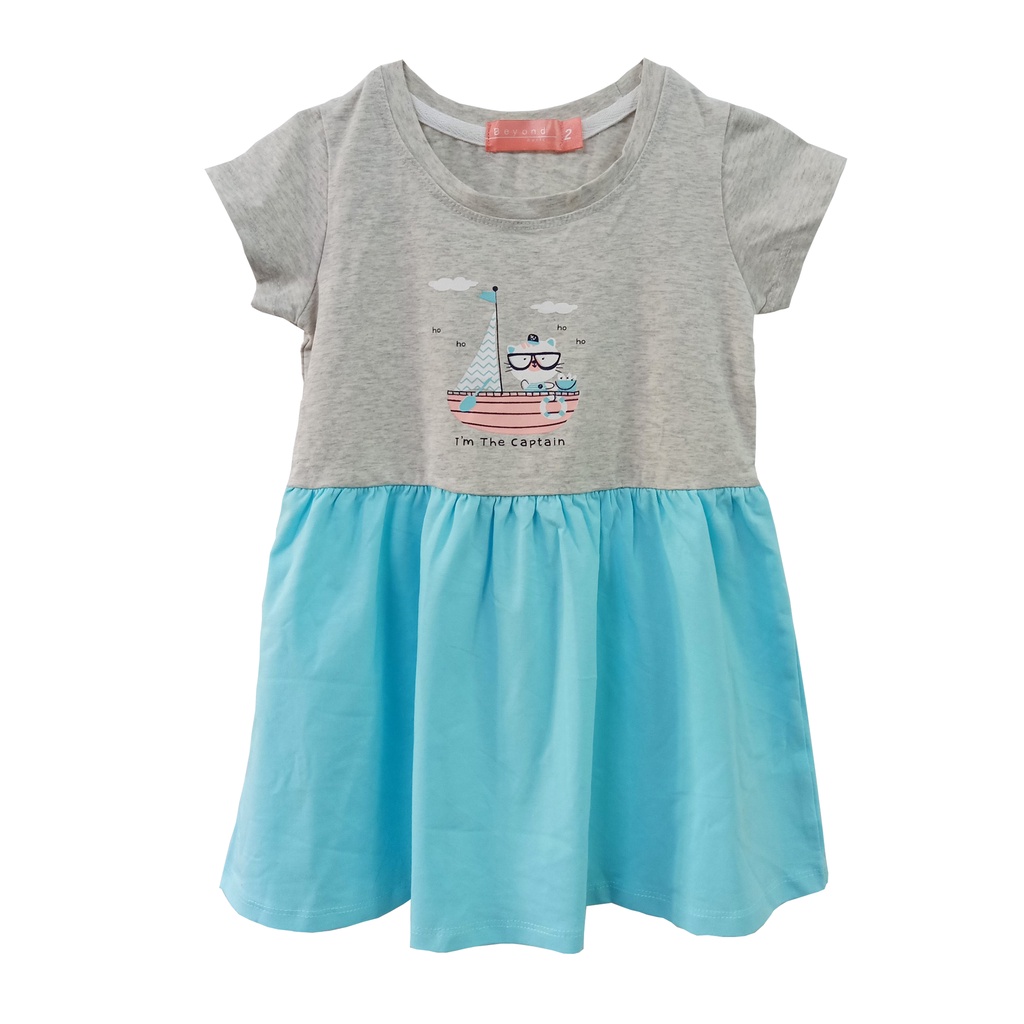 Đầm Thun Bé Gái Beesmart - I'm The Captain