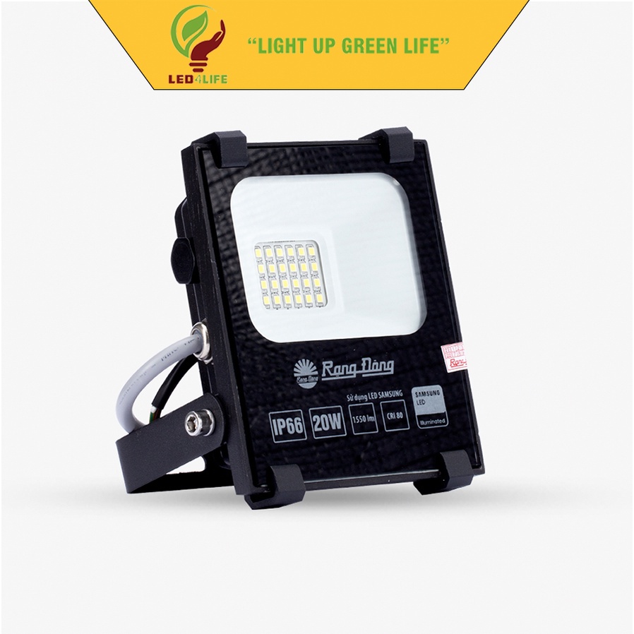 Đèn Pha LED Rạng Đông 10W 20W 30W 50W IP65, Chống Bụi, Chống Nước,Chiếu sáng ngoài trời, Model: CP06 10W 20W 30W 50W