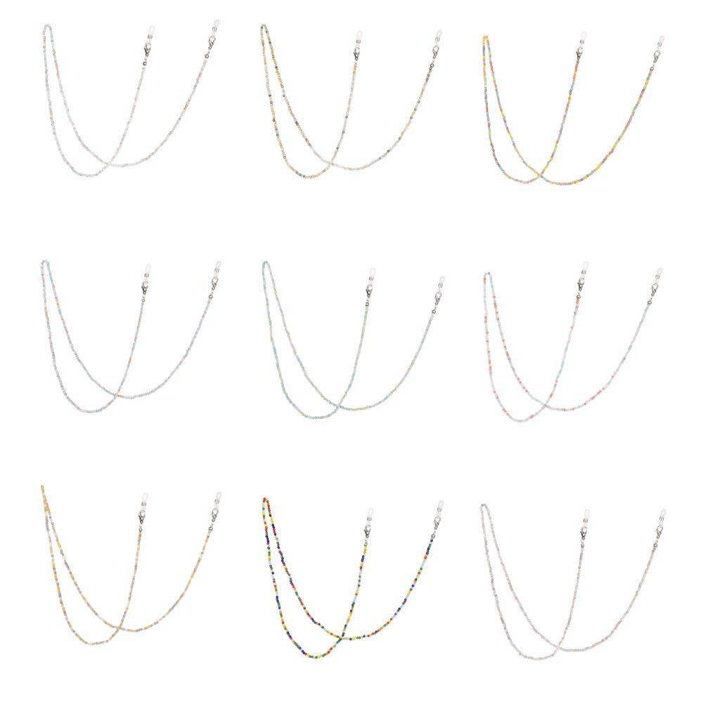 MELODG Giá Đỡ Mắt Kính Đính Hạt Pha Lê Chống Trượt Thời Trang Cho Nam Và Nữ