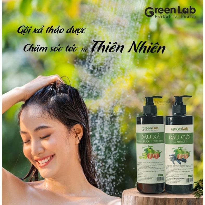 Dầu Xả Dừa Bưởi Nha Đam Greenlab