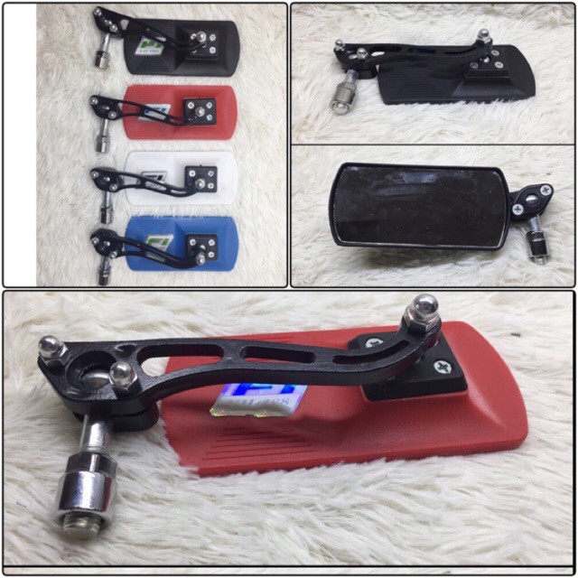 Gương xe máy hình chữ nhật, gương nhỏ chiếu hậu dùng cho mọi loại xe