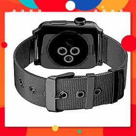 [L] APPLE WATCH 42/44MM Dây Mloop lưới thép không gỉ- Khuy cài sang trọng ++