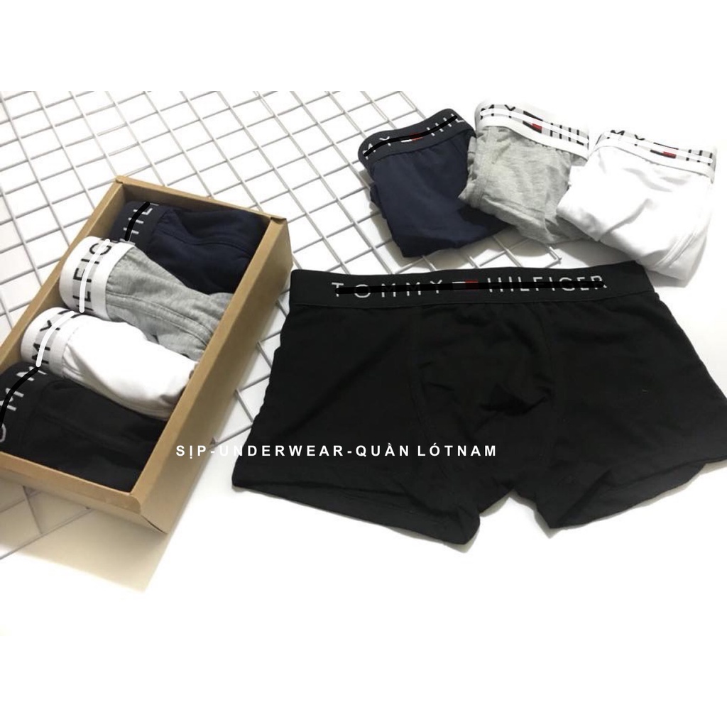 QUẦN LÓT NAM SỊP BOXER COTTON 5 MÀU