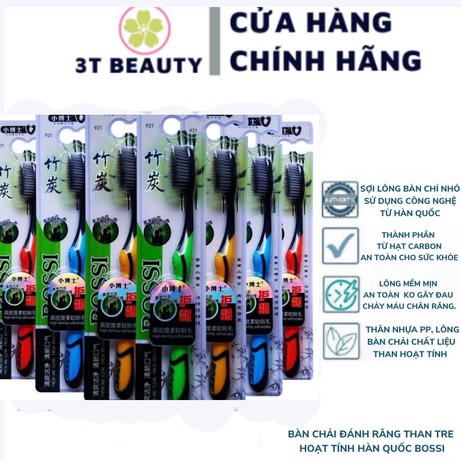 Bàn Chải Đánh Răng Than Tre Hoạt Tính PVN3488