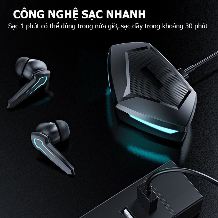 tai nghe gaming bluetooth 5.2 không dây giảm tiếng ồn Inpods P30 TWS cảm ứng điều khiển cảm biến âm thanh HIFI