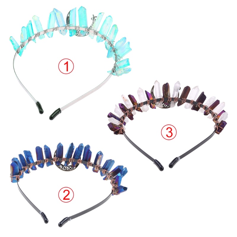 Flgo Vương Miện Công Chúa Đính Pha Lê Lấp Lánh Thanh Lịch Cho Nữ