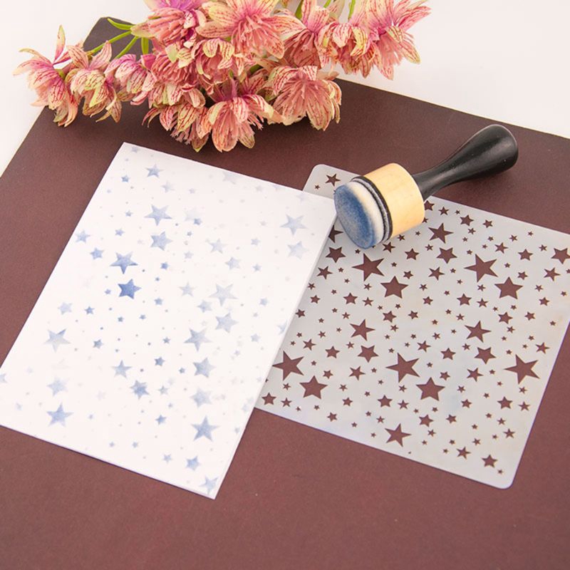 Win♥ Mini Ink Paints Mixing Blending Tools Round Foam Refills for Scrapbooking Craft