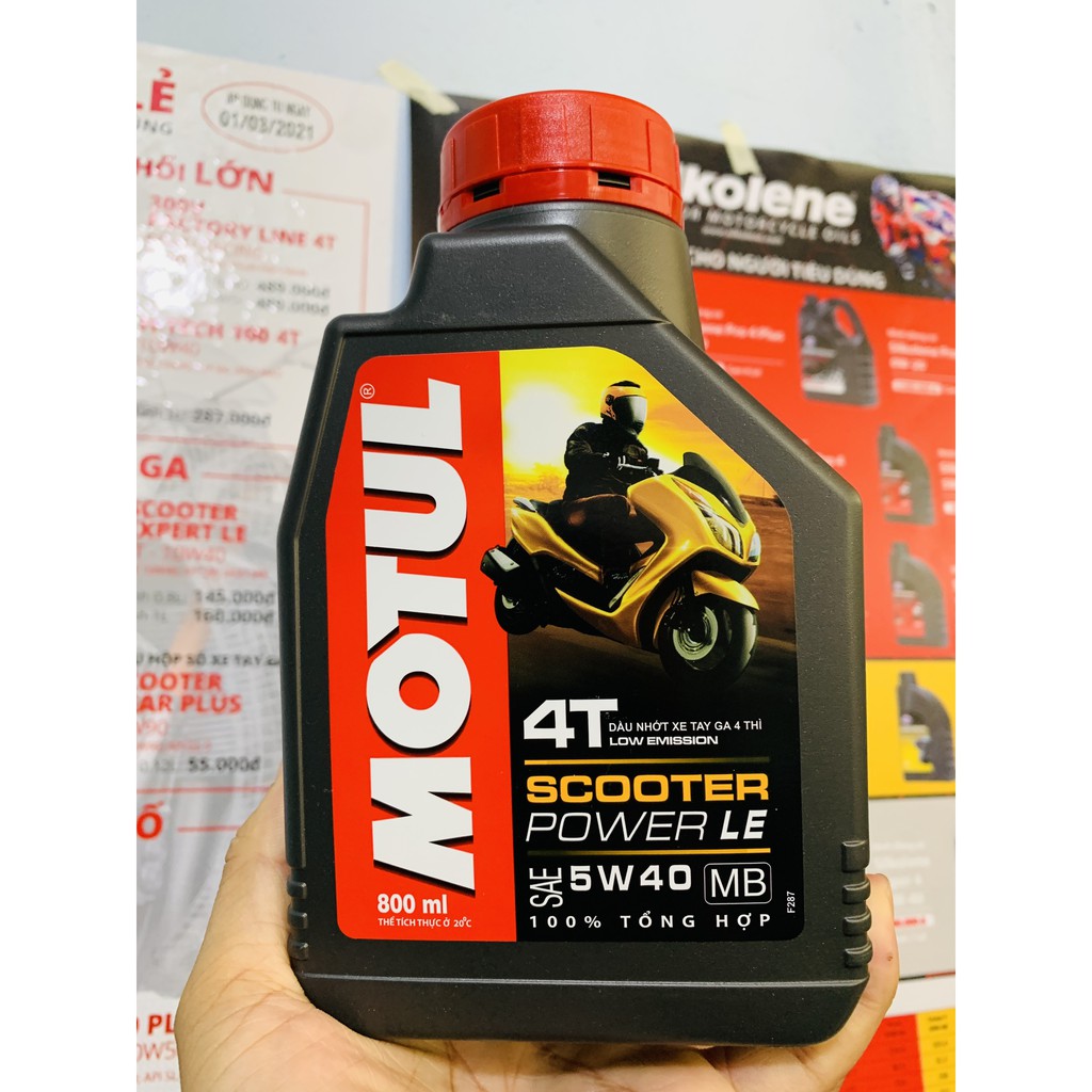 Nhớt xe ga MOTUL SCOOTER POWER LE 5W40