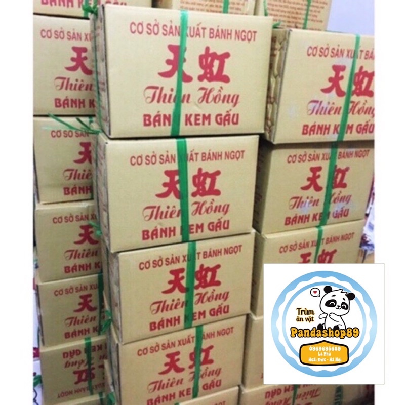 500gr bánh gấu nhân kem hàng chuẩn