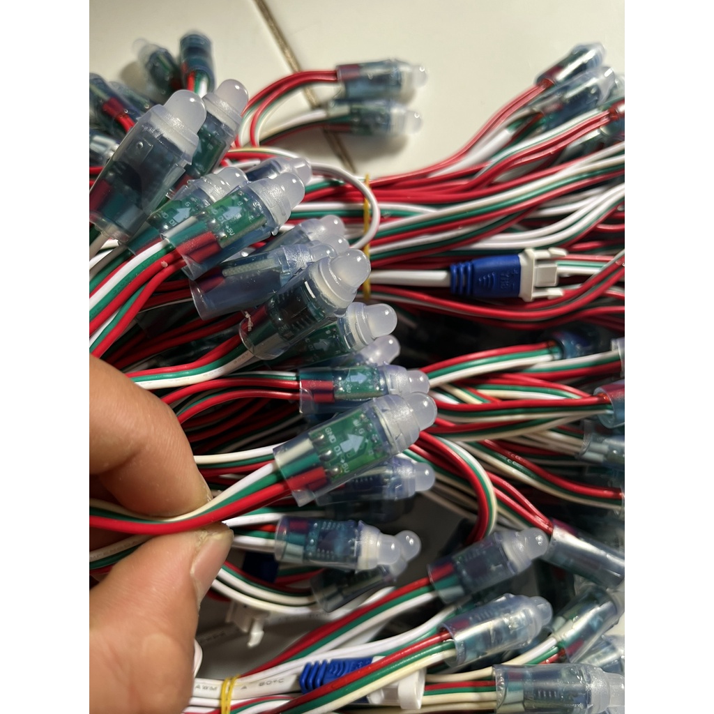 50 Bóng Led full 1903 ngoài trời, led đúc F8 full color 1903