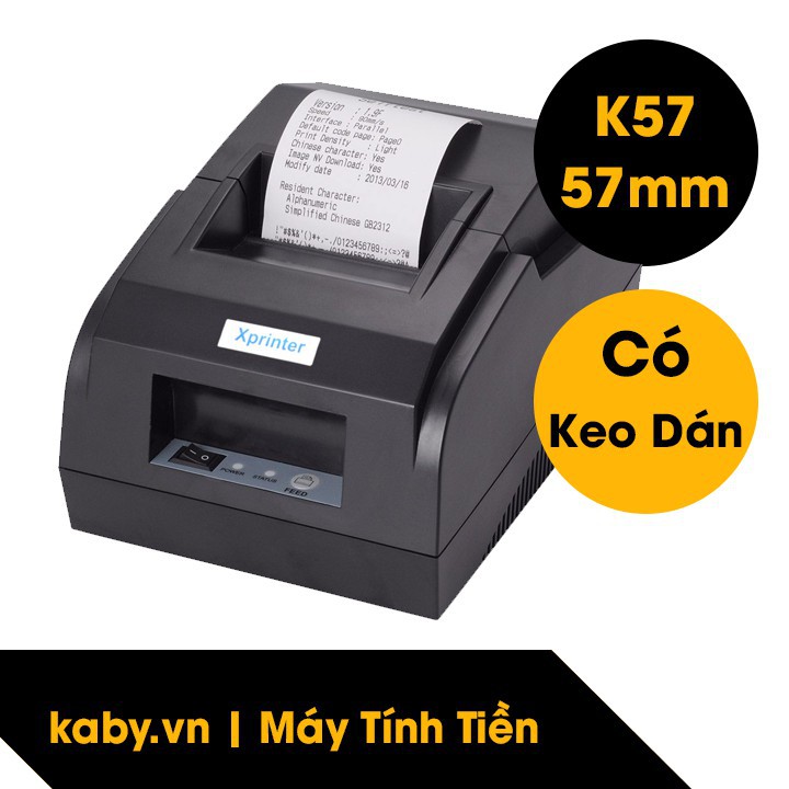 Giấy In Bill K57 Có Keo Dán - Giấy In Tem Cho Máy In Bill 58mm