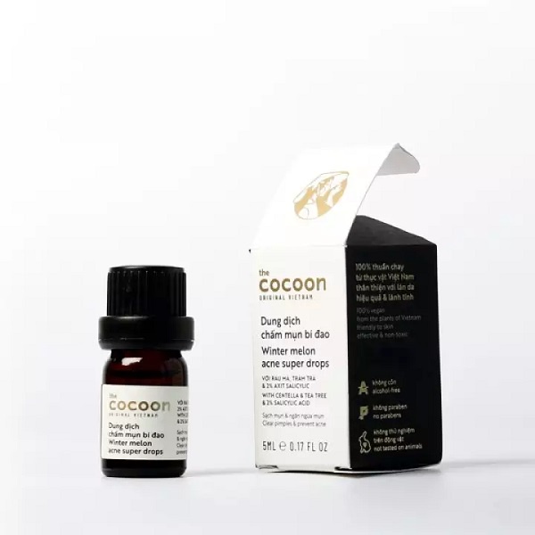 Dung Dịch Chấm Mụn Bí Đao Cocoon Winter Melon Acne Super Drops 5ml | Mẫu Mới