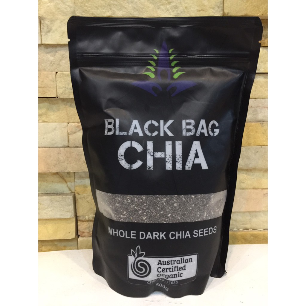 HẠT CHIA ÚC BLACK BAG GÓI 500 GRAM