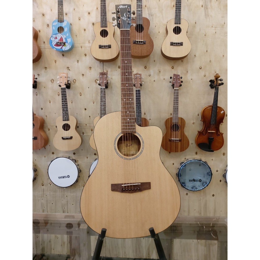 ĐÀn Guiatar Acoustic Cort Model JADELE OP Nhập Khẩu Chính Hãng - Tặng Full Phụ Kiện Đàn Guitar