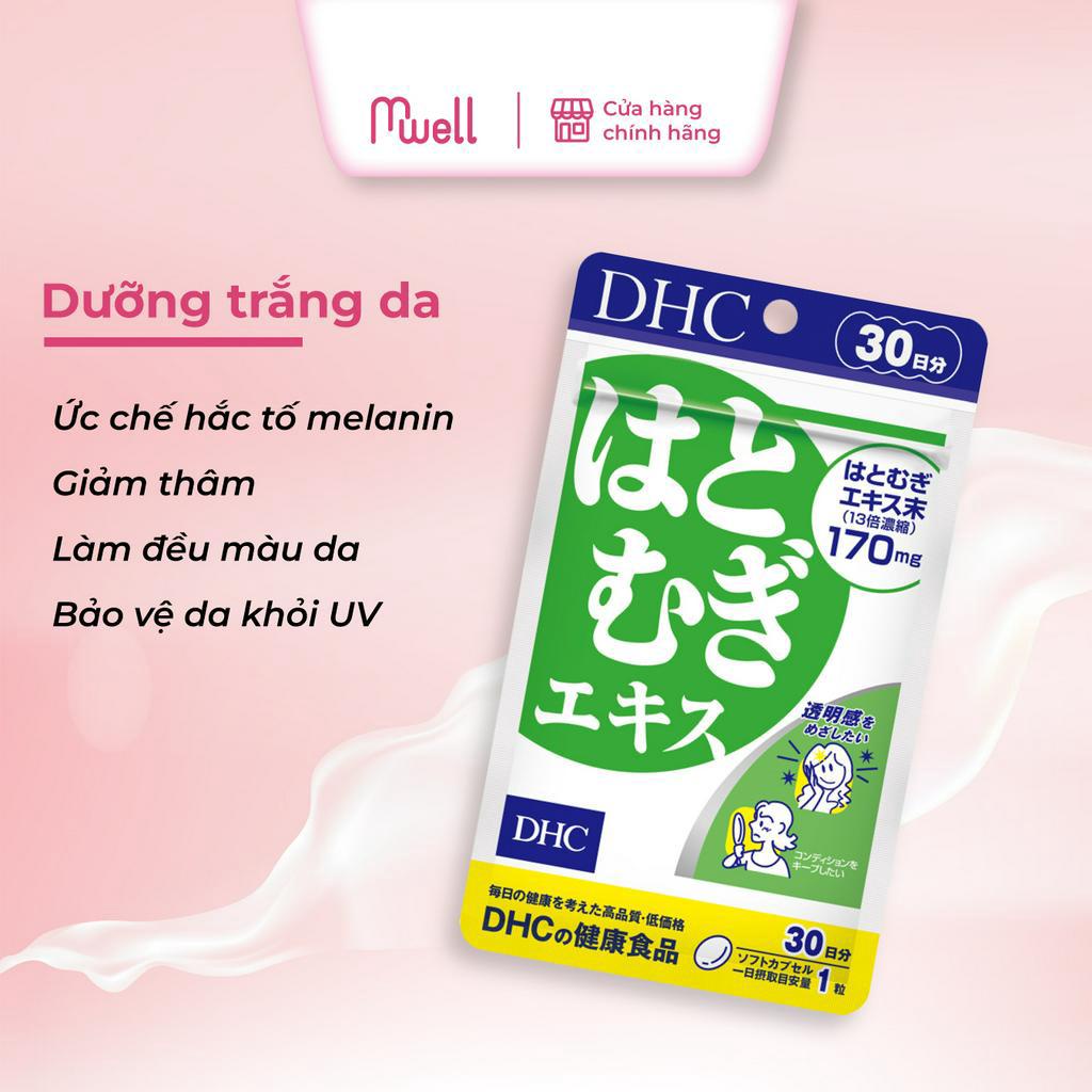 Viên uống sáng da DHC Nhật Bản Adlay Extract gói 30 viên (30 ngày)