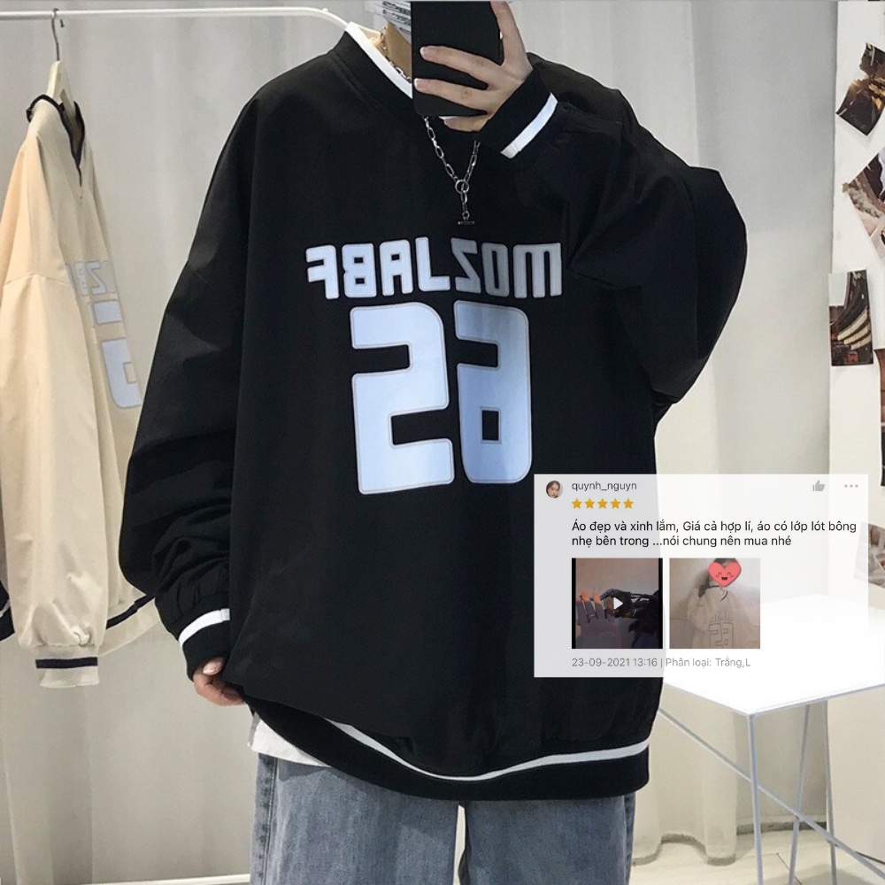 Áo Sweater nam nữ unisex cổ V 65 áo nỉ dài tay thu đông phong cách Ulzzang, áo nỉ nam nữ Unisex Form Rộng | BigBuy360 - bigbuy360.vn