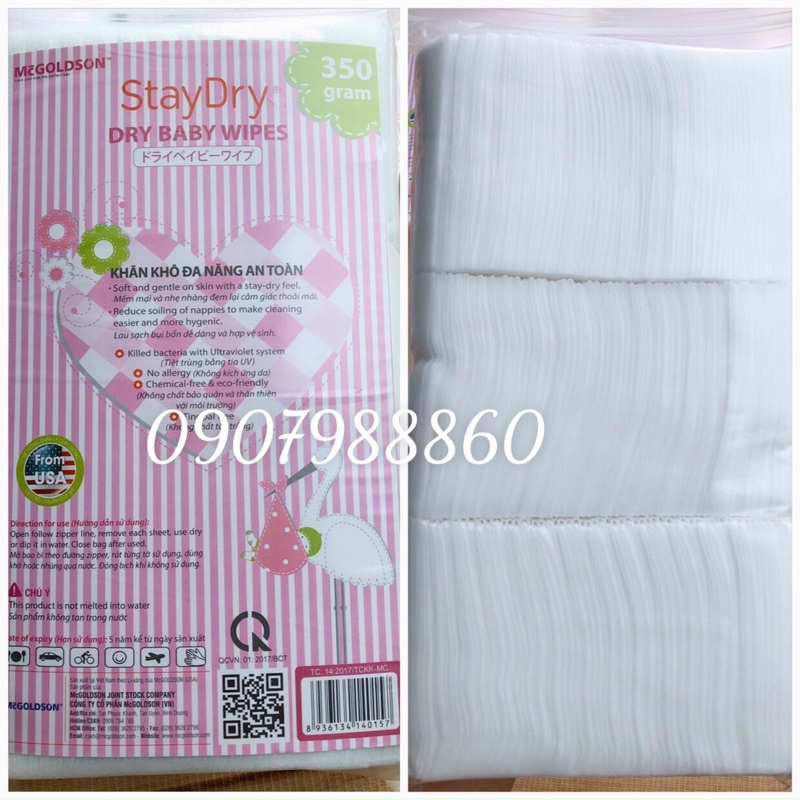 Giấy khô đa năng staydry 350g (300 tờ)-giấy dai,thấm nước,không chất bảo quant