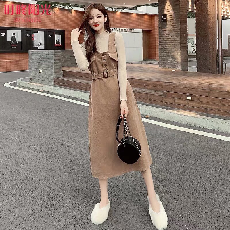 Set yếm váy dạ