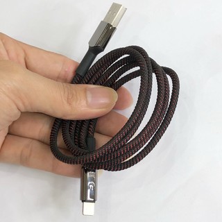 Cáp sạc bọc dù tự ngắt Earldom EC-063