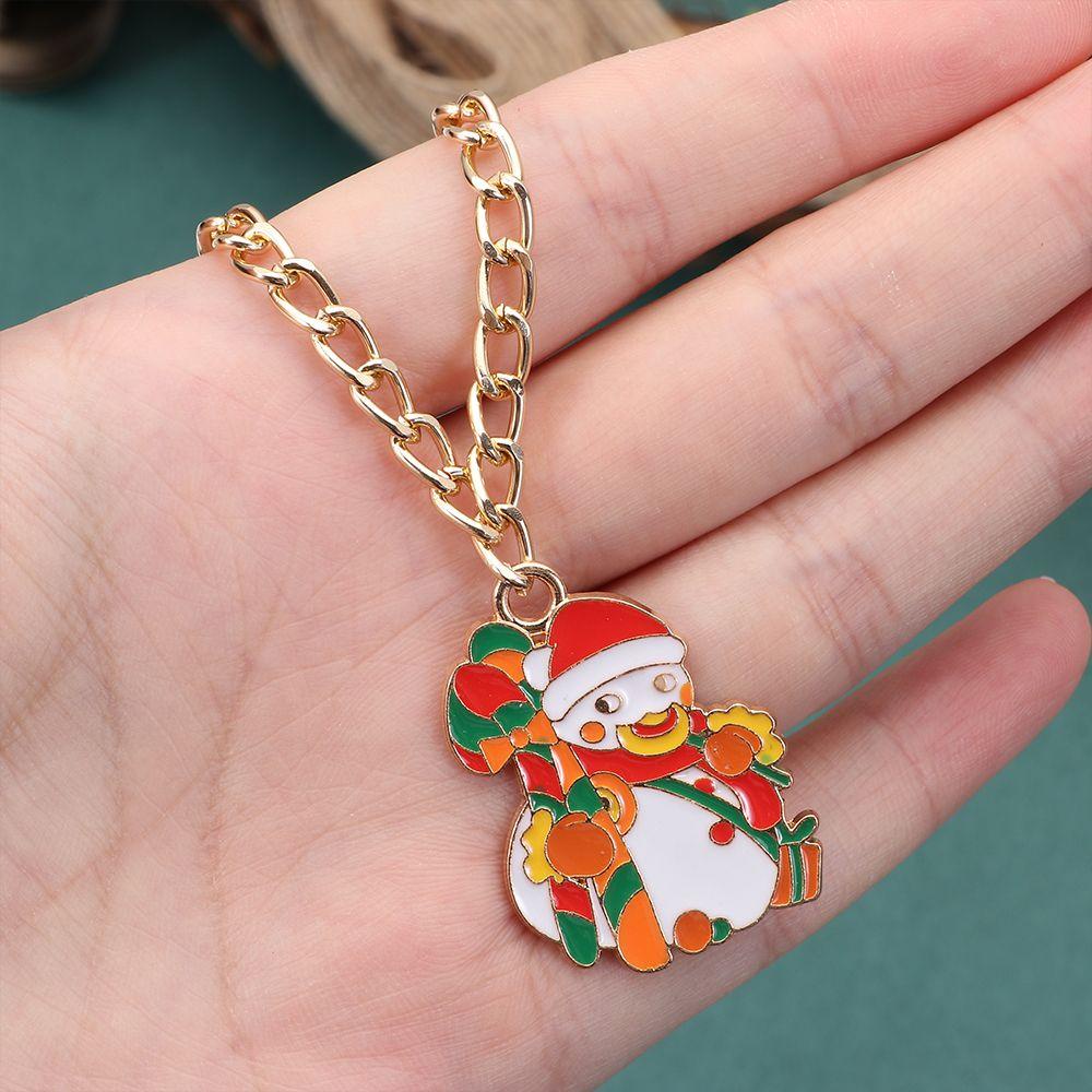 Bộ 10 Mặt Dây Chuyền / Vòng Tay Họa Tiết Tuần Lộc / Ông Già Noel Độc Đáo