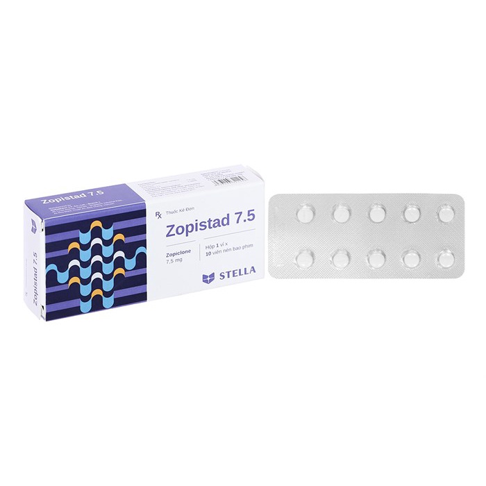 Hỗ Trợ Giấc Ngủ Zopistad 7.5 1 hộp 10 viên