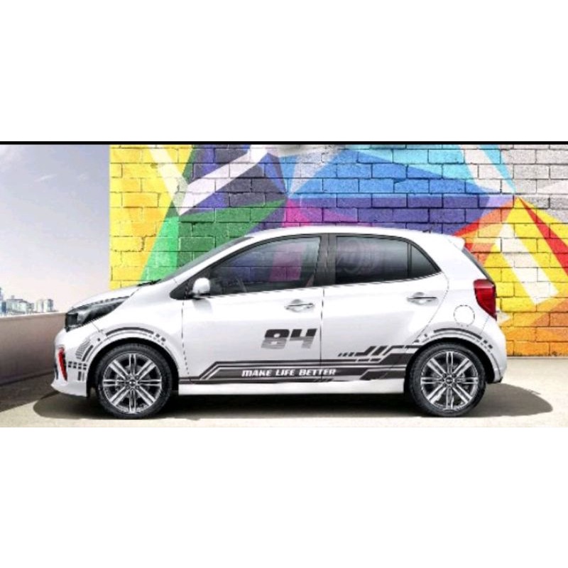 Tem xe kia morning thể thao ms002