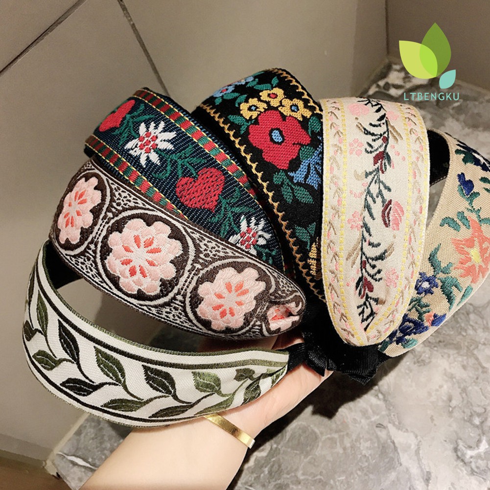 Băng đô họa tiết thổ cẩm thời trang cho nữ