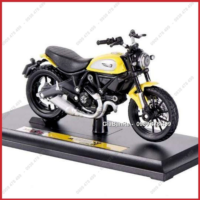 Xe Mô Hình Ducati Scrambler Tỉ Lệ 1:18 - Maisto - 8807