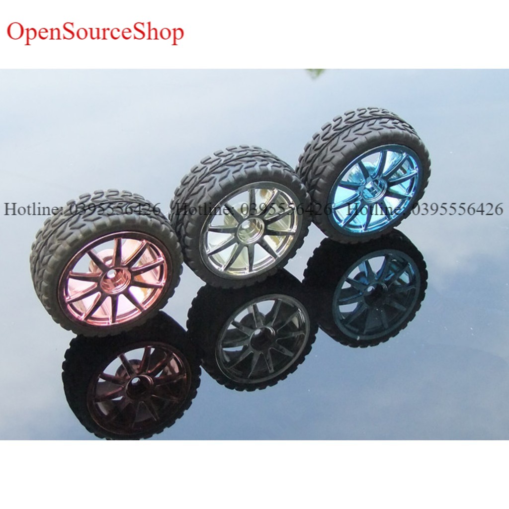 bánh xe mô hình 65mm V2 - Hàng tốt