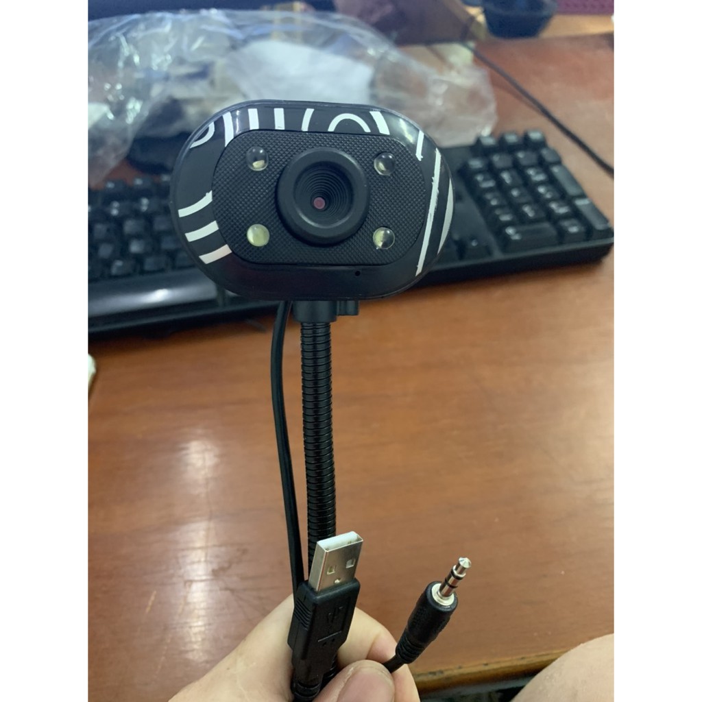 Webcam cao cổ giá rẻ cho máy tính để bàn, laptop, hình ảnh siêu net, giá rẻ. bảo hành 12 tháng.