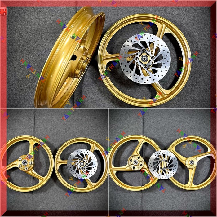 Mâm 3 đao exciter 150 King road bản 1.6 1.85 MS209