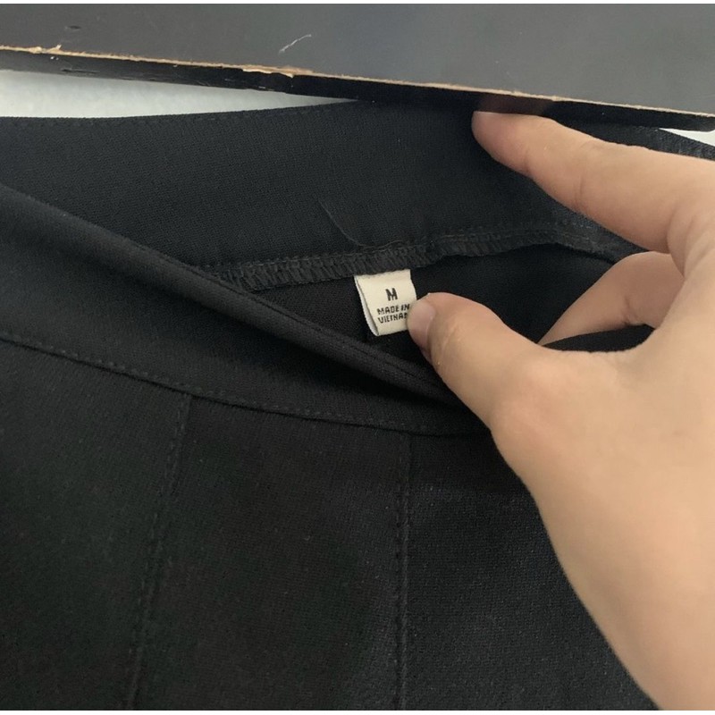 Thanh lý - CHÂN VÁY XẾP LY TENNIS SKIRT ĐEN