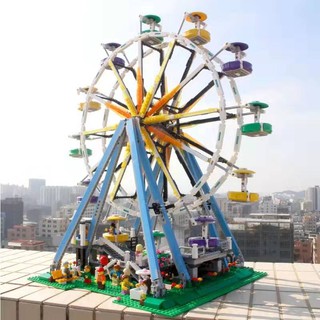 Đồ chơi Lắp ghép Mô hình Ferris Wheel Xếp hình Đu Quay Tròn Đứng K8015