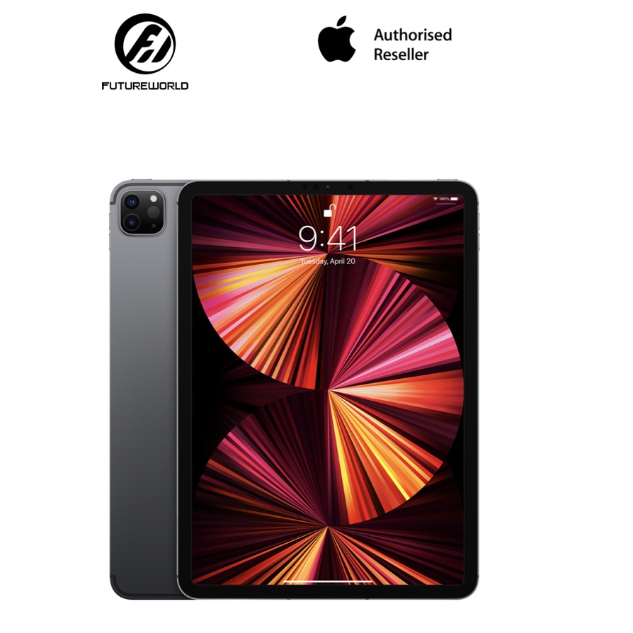 [Trả góp 0%] Apple iPad Pro M1 12.9-inch (2021) Wi‑Fi + Cellular(5G) 512GB- Hàng Chính Hãng [Futureworld- APR]