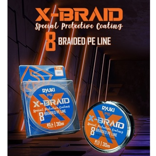 Dây dù câu cá siêu bền PE RYUKI 8X Braid