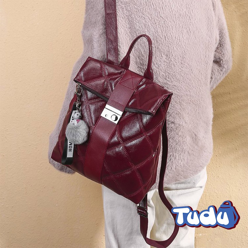 Aloha Balo Túi Xách Nữ Tudu, 2 Kiểu Đeo Thời Trang, Tiện Dụng Sang Trọng (CN136)