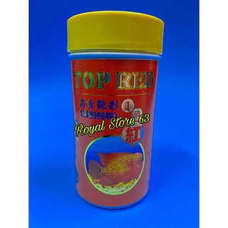 Thức ăn top red cho cá la hán, hồng két 100gram