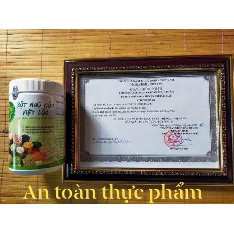 Ngũ cốc bầu việt lộc🧡dinh dưỡng 🧡24 loại hạt lợi sữa cho mẹ sau sinh-500gr